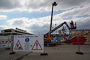 tagsüber ist die Querung gesperrt (©Foto: Martin Schmitz)